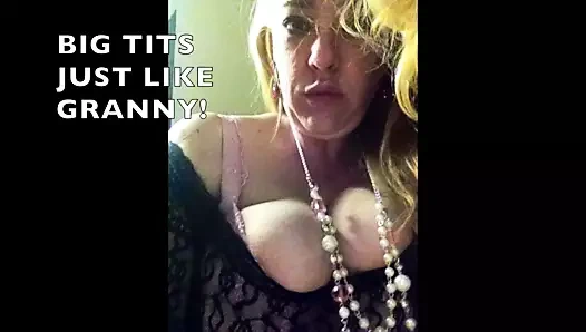 Büyükanne kaltak nancy siyah pt. 4