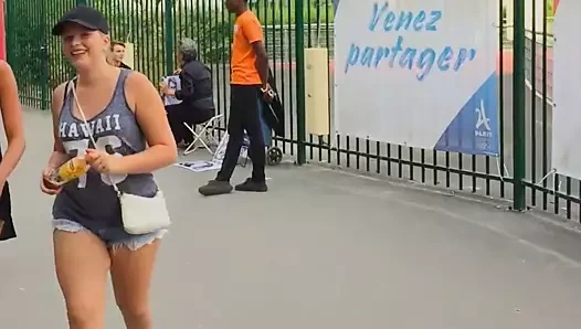 Paris'te Pawg turist