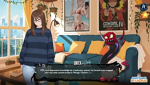 Futa femboys oyununu sikiyor bölüm 1 - leia uzaylı symbiote onyx ile tanışıyor