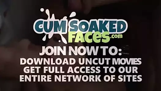 Sevimli ve ince gençler ilk bukkake