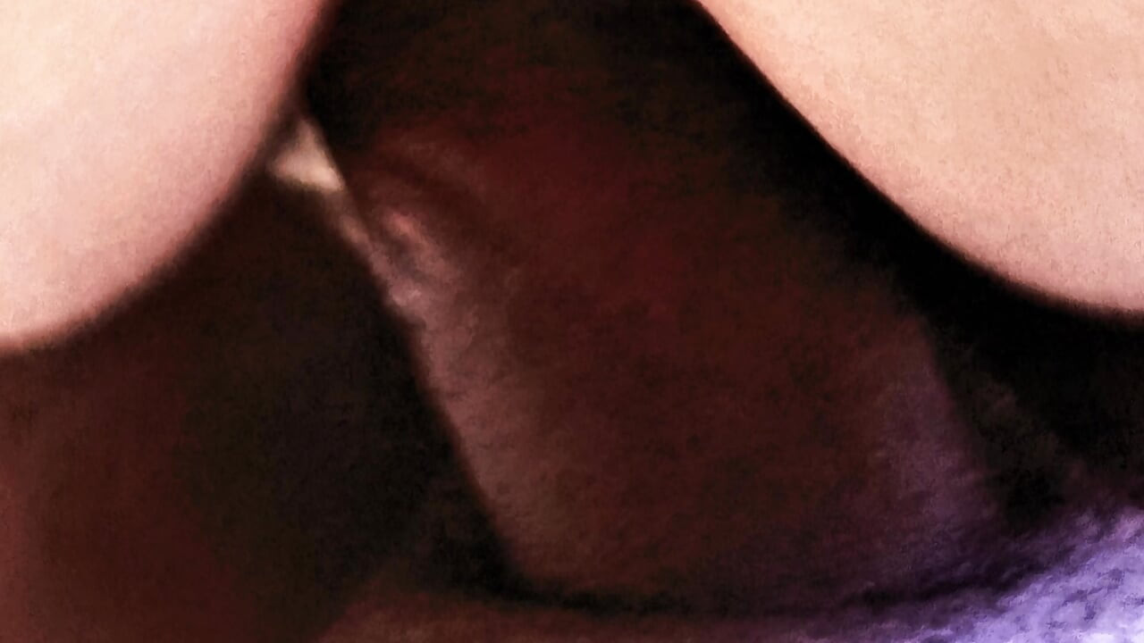 Bbw bitch handling a monstrous velvety black cock that demands absolute surrender