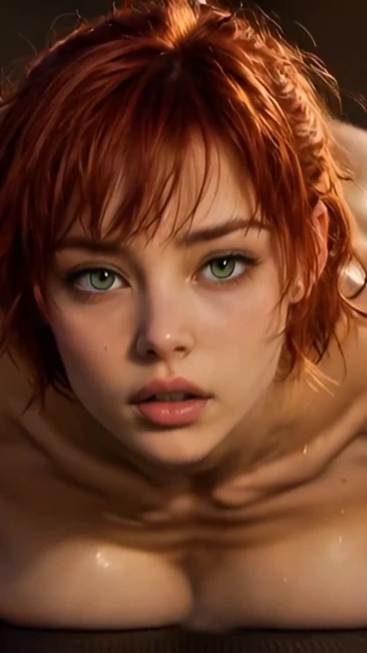 Baştan çıkarıcı yoga eğitmeni silikon bebek fışkırtarak orgazm oluyor - kısa kızıl saçlı | Klip 3