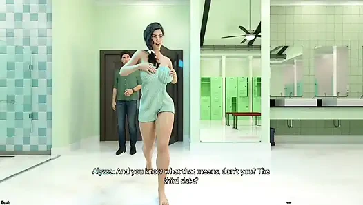 My dance partner teaching me dance