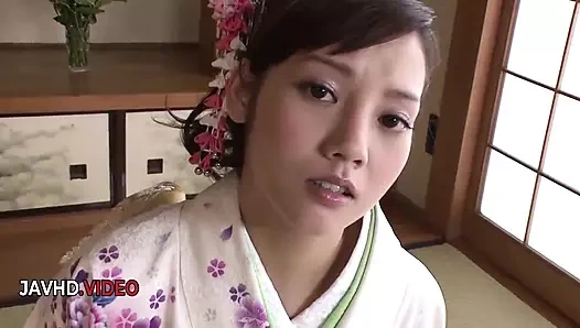 Japon amatör rei mizuna oyuncaklar ve mastürbasyon teknikleri ile becerilerini sergiliyor