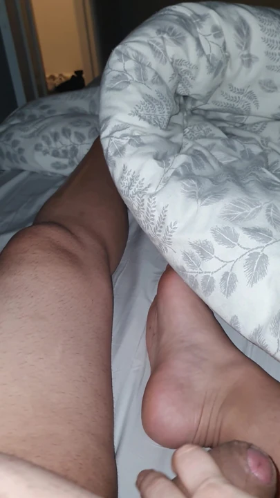 Step son cock gets hard when step mom hand slip and handjob his cock | Clip 2