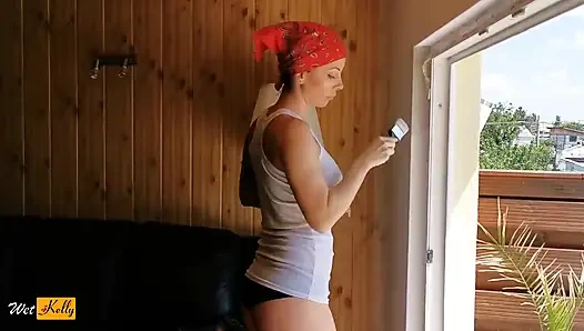 Dölleme seksi - azgın ateşli evli kadın sikiliyor ve dölleniyor