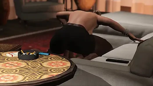 Gta v Amanda Franklin'i Michael'ın evine alıyor (bölüm 2)