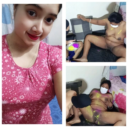 Desi boudi renkli holi seks yapıyor bölüm- 1