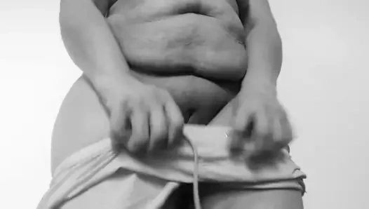 Siyah ve beyazla yağlanmış yağ