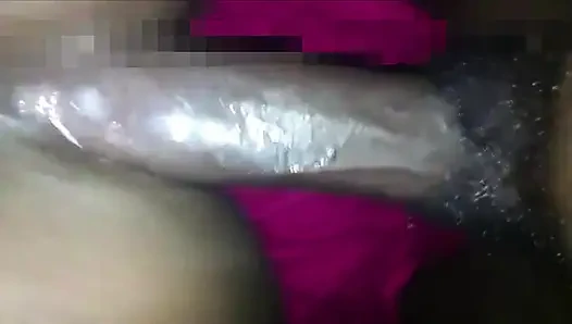 Merciless thrusts against her ass