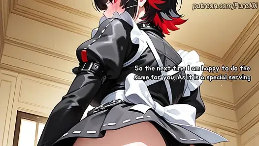 Ellen Joe from Zenless Zero becomes your private bartender (Feet JOI)