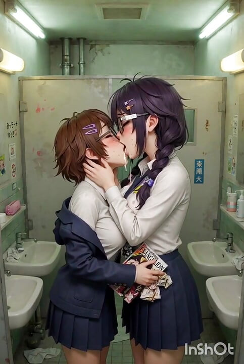 Kız öğrenci öpüşüyor cosplay anime derlemesi