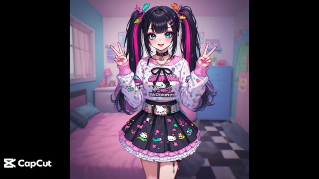 AI Generated Chav Goth Retro Wife Cartoon Babes Animated Slideshow Compilation sexy girls