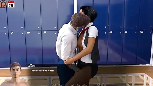 Orta yaşlı seksi kadının hikayesi: edepsiz orta yaşlı seksi kadın soyunma odasında edepsiz şeyler yapıyor - bölüm 6