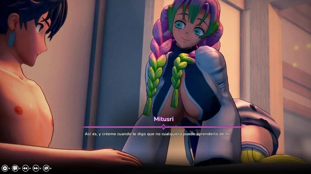 My Hentai Fantasy - Flirting With Beautiful Mitsuri Kanroji From Demon Slayer: Kimetsu no Yaiba To Fuck Her