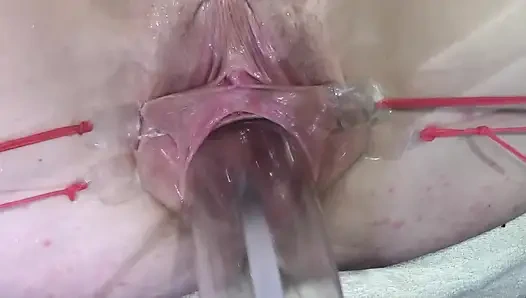 11 Uzağa Yayılmış Vajina Yakın Çekim, Lambayla 1000 Watt Seks