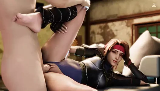 Jessie yarak alırken rahatlıyor final fantezisi 7