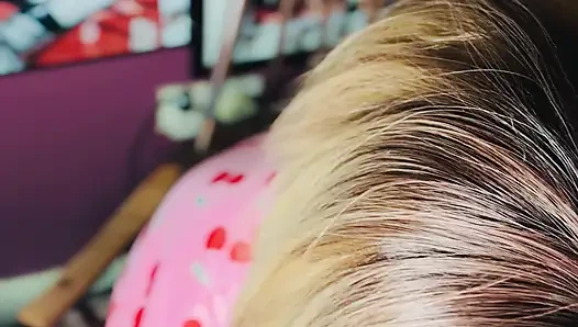 All Dangles! A Cute Tina Snua Dangling A Cigarette & Hard Smoking