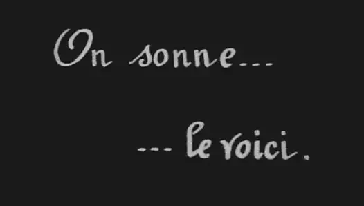 La lecon, 1925, Fransız vintage