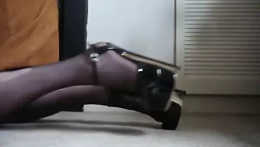 9 inç topuklu sandaletler