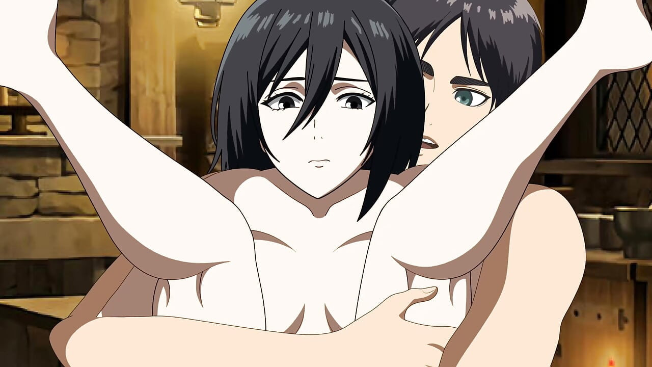 MIKASA ACKERMAN EREN ILE SIKIŞIYOR (TITAN HENTAI'YE SALDıRı)