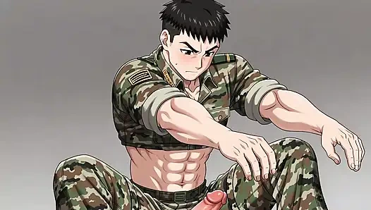 Büyük yaraklı askerin hareketi