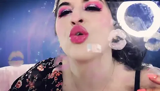 Pleksiglas asmr'da pembe ruj