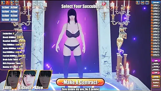 Succubus cafe - bölüm 2 - eisheth seksi gardırop showroom dansı ve poz hd 60 fps loveskysanhentai