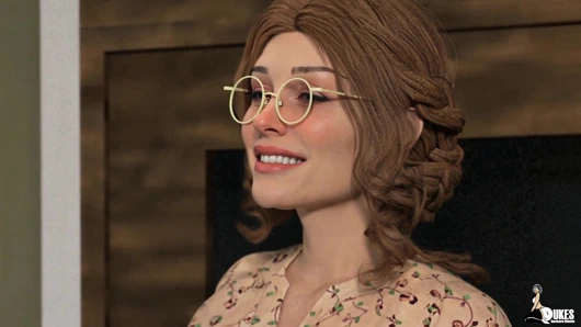 Horny frat boy fucks his uncle's new cute nerdy wife