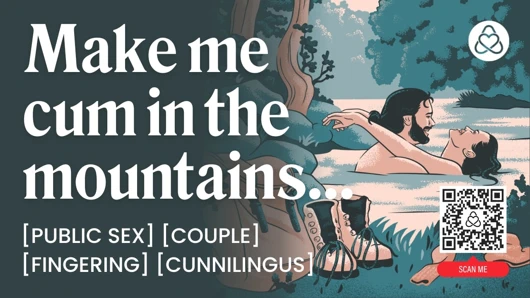 Asmr sesli porno: çiftin dağlarda ilk halka açık seksi - parmaklama ve açık havada sikiş - erotik sesli rol yapma