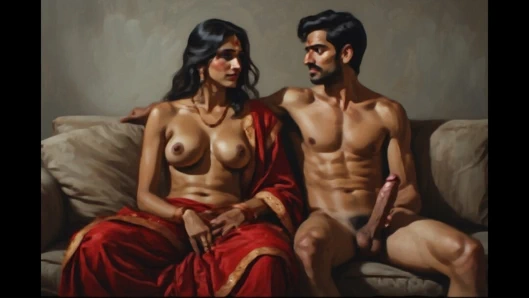 Hintli teyze yeni komşu kocasıyla seks yaparken amını siktirirken arkadan izliyor