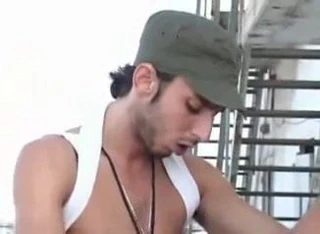 Ateşli İsrailli adamlar sikişiyor