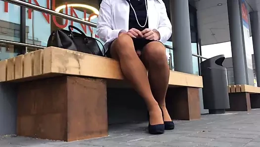 crossdresser mastürbasyon içinde kamu