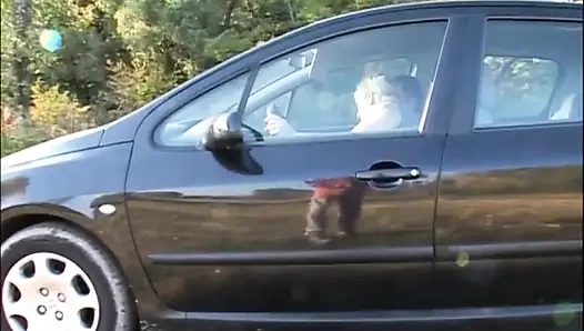 Lesbians milf hairy pussy licking fingering in the park