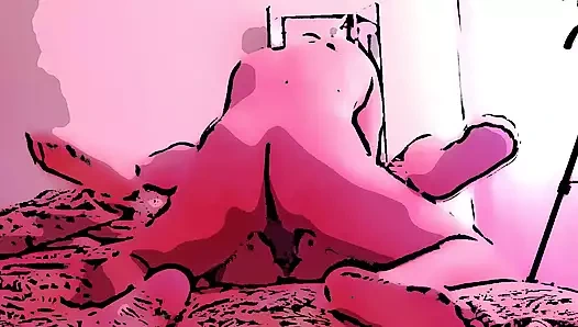 Üvey baba edepsiz kaltağı sikiyor