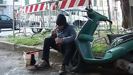 İtalyan spagetti ve kırık amcıklı grup seks