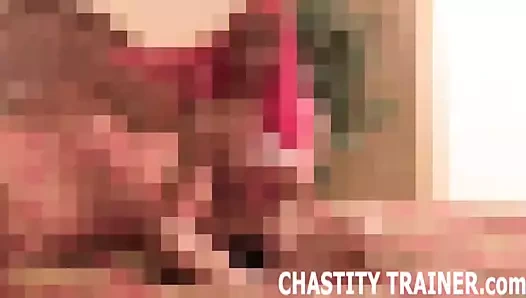 Senin o küçücük yarrak bu kafese girecek