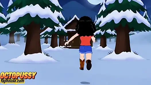 Crystal Lake Kampı'nda Sürtüklerle Seks Partisi. Karikatür