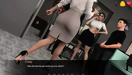 Ofis (damagedcode) - #36 seksi sekreter misskitty2k tarafından kavga