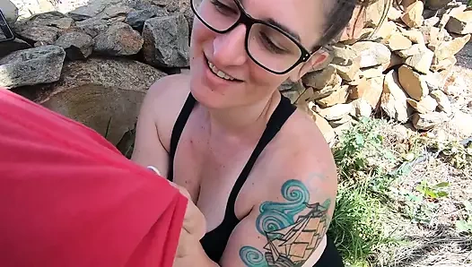 Açık havada döl yutma