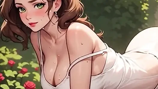 Waifu bahçede bayan bakış açısı - külot bir kenara penetrasyon ve bank yakın çekim sikiş (önizleme)