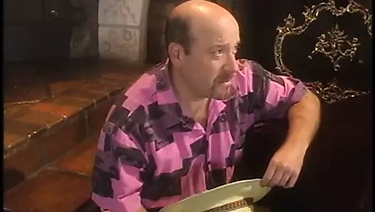 Hottie deep-throats & bangs