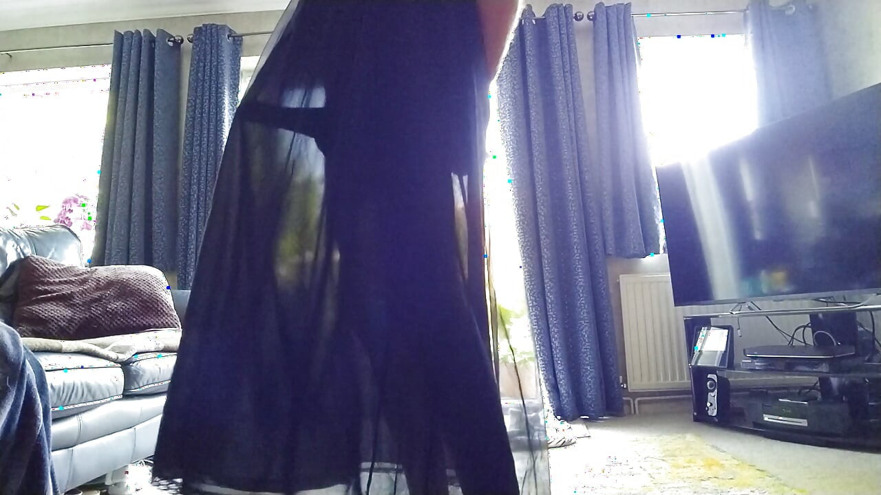 Biraz seksi siyah gecelik