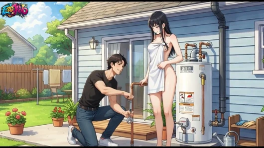 Kız Arkadaşımın Kız Kardeşiyle (19) Hentai Anime Izlerken Onunla Yattım