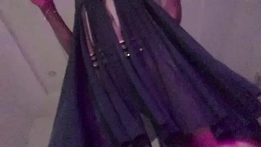 Ağır çekim zenci genç seksi dans ıslak amcık yakın çekim