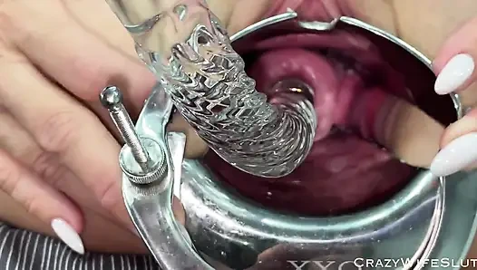 Cam dildo serviks penetrasyon