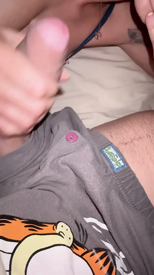 Step sister wants to play with my dick and it wakes me up