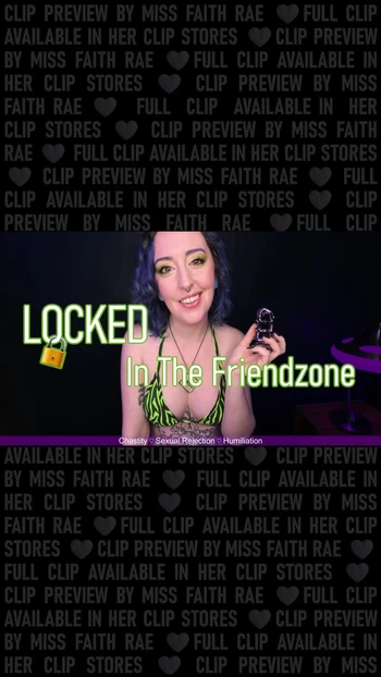 Запертый в френдзоне - унижение, отказ и целомудрие, ролевая игра мисс Фейт Rae - HD 1080p MP4