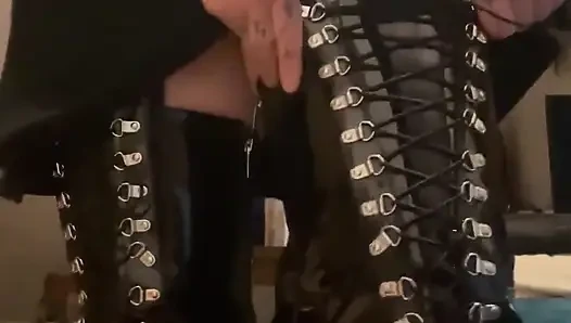 Pvc Giaro Bağcıklı Botlar