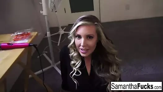 James deen gösterileri yukarı üzerinde set ve sikikleri samantha